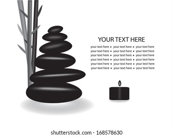 Zen stones vector design 