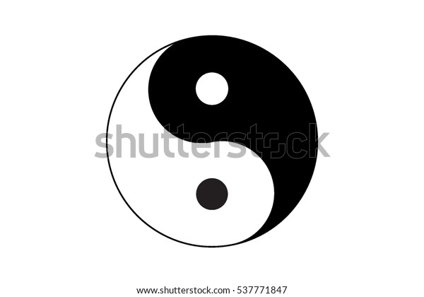 Vector De Stock Libre De Regalias Sobre Simbolo Zen Senal Yin Y