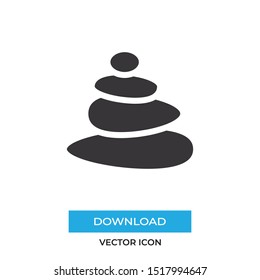 Zen vector icon, simple sign for web site and mobile app.