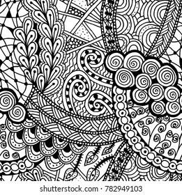 Zenart stylized seamless pattern
