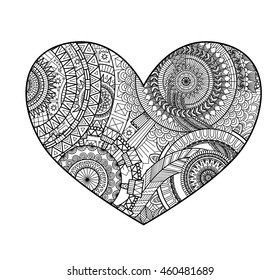 8,137 Heart zentangle Images, Stock Photos & Vectors | Shutterstock