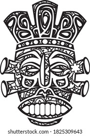Zentangle Aboriginal Mask is suitable for t-shirt, laser cutting, sublimation, hobby, cards, invitations, website or crafts projects. Perfect for magazine, news papers, posters etc.