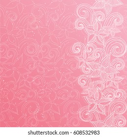 Zentangle abstract flowers. Doodle flower. Vector illustration