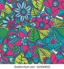 Zentangle abstract flowers. Doodle flower. Vector illustration