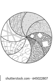Zentangle coloring page