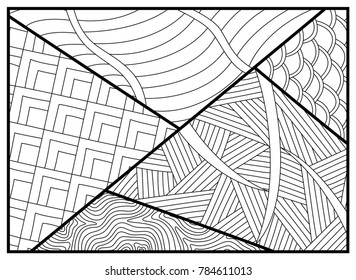 zentangle coloring page stock vector royalty free 784611013 shutterstock