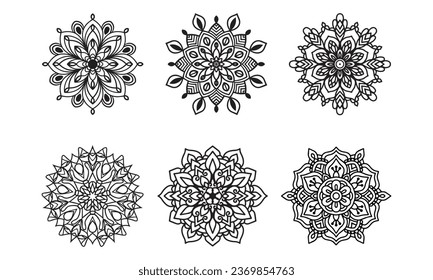 Paket mit Farbseiten für Zentangle