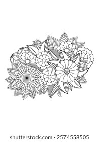 Zentangle Coloring Pages -for Adult
