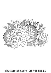 Zentangle Coloring Pages -for Adult