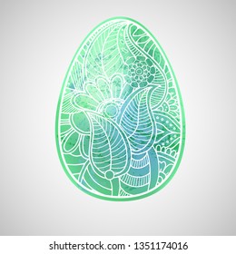 Zentangle easter egg