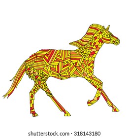Zentangle Horse