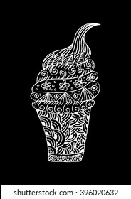 Zentangle ice cream