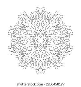 Der Zentangle inspirierte mandala Zen Dutzend Illustrationen mit schicken Dutzenden von Tribal-Boho-Ornamenten. Orientalische Ziergrafik.