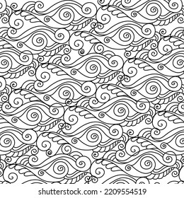 Zentangle inspiró la ilustración de doodle zen con adornos tribales de boho chic. Fondo Zentangle. Ilustración ornamental oriental.