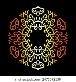 zentangle mandalas, Mandala for henna, mehendi, tattoo, Decorative ethnic ornamental elements, Oriental patterns