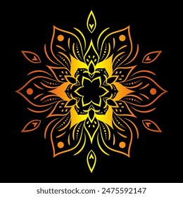 zentangle mandalas, Mandala for henna, mehendi, tattoo, Decorative ethnic ornamental elements, Oriental patterns