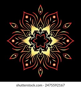 zentangle mandalas, Mandala for henna, mehendi, tattoo, Decorative ethnic ornamental elements, Oriental patterns
