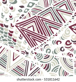 Zentangle ornament. Colorful texture for backgrounds. Made by trace from personal hand drawn sketch.