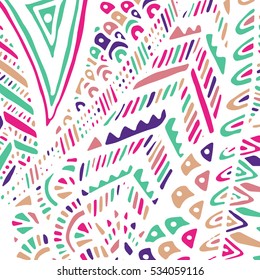 Zentangle ornament. Colorful texture for backgrounds. Made by trace from personal hand drawn sketch.