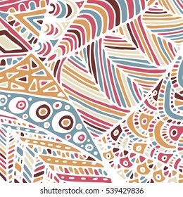 Zentangle ornament. Colorful texture for backgrounds. Made by trace from personal hand drawn sketch.