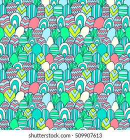 Zentangle pattern. Fabric pattern with simple zentangle ornament. Trendy seamless fashion texture. Vector illustration for web design, interior fabric, clothes design or printed products.