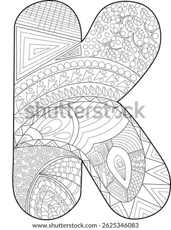 Letter K Drawing | Free download on ClipArtMag