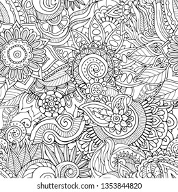 Zentangle seampless pattern