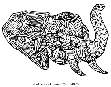 Free Free Tribal Elephant Svg 371 SVG PNG EPS DXF File