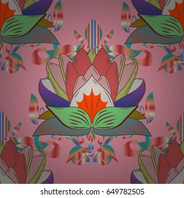 Zentangle style. Mandala flower coloring book for adults Vector illustration. Colorfil background. Lace seamless pattern. Anti-stress coloring for adult.