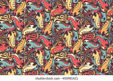 Zentangle styled geometric ornament pattern element. Orient traditional ornament. Arabesque styled. Abstract geometric seamless pattern elegant element for cards and invitations.