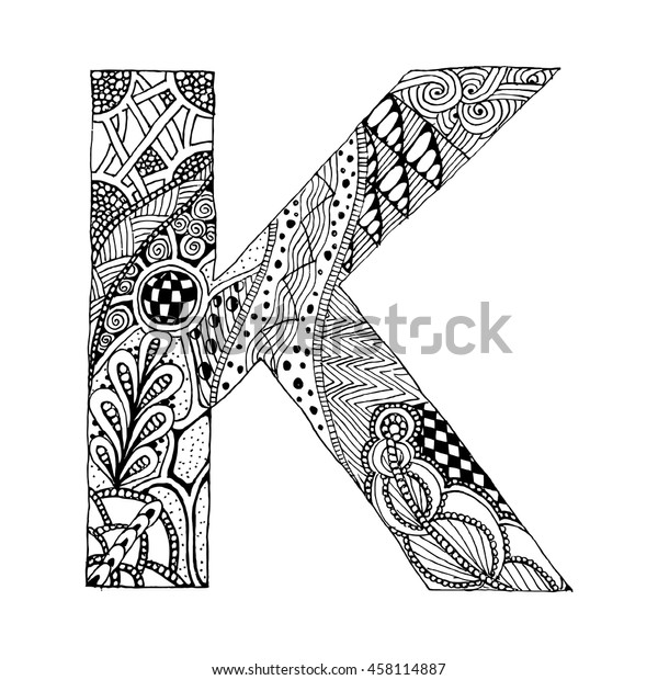 820 Top Alphabet Doodle Coloring Pages For Free