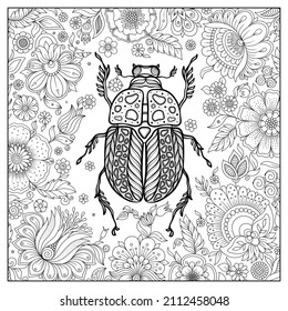 4,993 Bug Coloring Page Images, Stock Photos & Vectors 