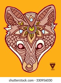 zentangle tiger vector illustration