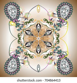 Zentangle winter snowflake for Christmas, New Year. Freehand artistic ethnic illustration for adult coloring pages, art therapy, bohemian tattoo, t-shirt patterned print, posters, logo Vector design.