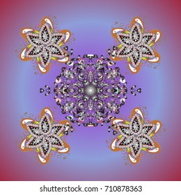 Zentangle winter snowflake for Christmas, New Year. Freehand artistic ethnic illustration for adult coloring pages, art therapy, bohemian tattoo, t-shirt patterned print, posters, logo Vector sketch.