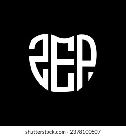 ZEP letter logo creative design. ZEP unique design.
