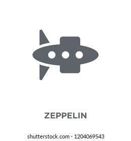 Zeppelin icon. Zeppelin design concept from  collection. Simple element vector illustration on white background.