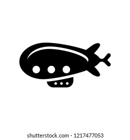 Zeppelin icon. Trendy Zeppelin logo concept on white background from Transportation collection. Suitable for use on web apps, mobile apps and print media.