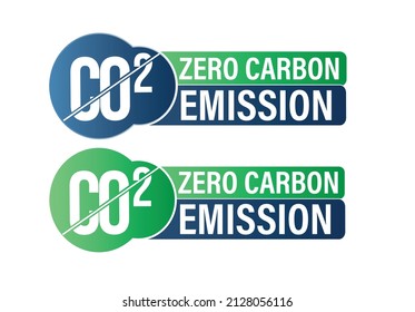 zero carbon emission, co2 free vector icon, eco friendly