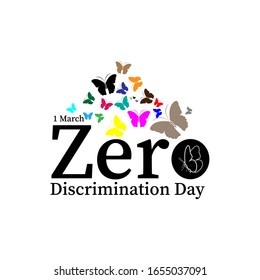 diseño de pancartas del día de la discriminación cero