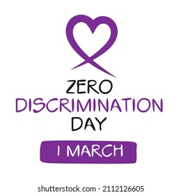 Zero Discrimination Day, held on 1 March.