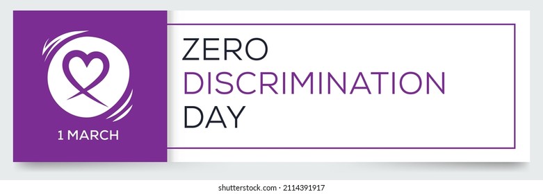 Zero Discrimination Day, held on 1 March.