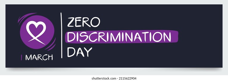 Zero Discrimination Day, held on 1 March.