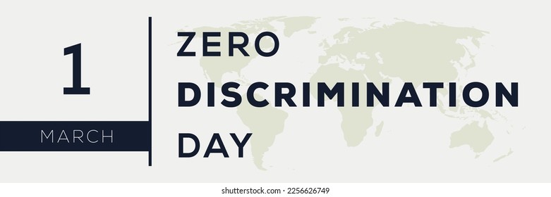 Zero Discrimination Day, held on 1 March.