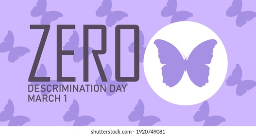 Zero Discrimination Day March 1.