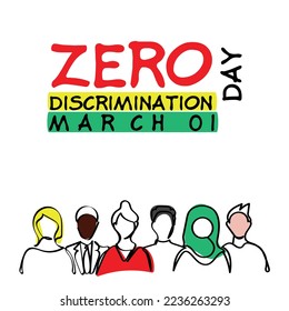 Zero discrimination day is observed every year on 1st march. It is basic right of everyone to live a full and productive life with dignity. Promote inclusion, compassion, peace and movement for change