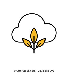Zero Emission Icon vector stock illustration