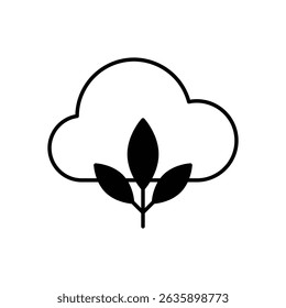 Zero Emission Icon vector stock illustration