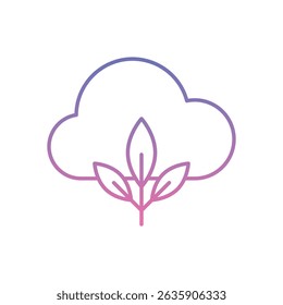 Zero Emission Icon vector stock illustration