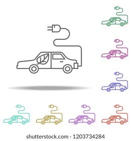zero emission outline icon. Elements of Ecology in multi color style icons. Simple icon for websites, web design, mobile app, info graphics